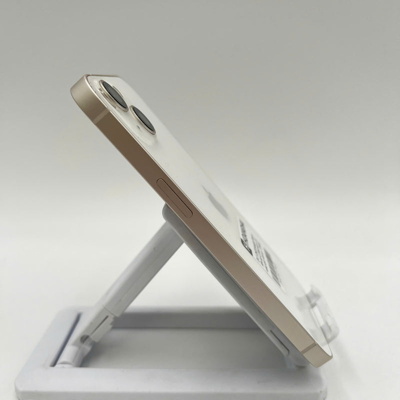 iPhone 13 128GB Trắng 98% pin 90% ĐBH Quốc tế từ AU (Không dùng sim AU - màn và viền xước, xước viền cam) - HH4669