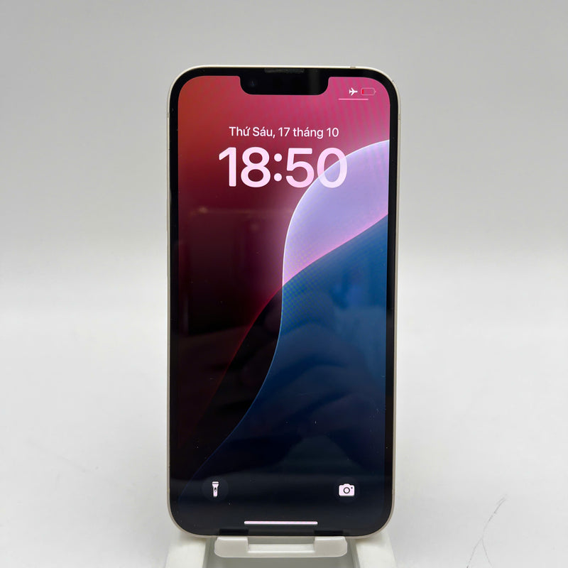 iPhone 14 128GB Trắng 98% pin 85% Quốc tế từ DCM (Không dùng sim DCM - xước viền) - HH3715