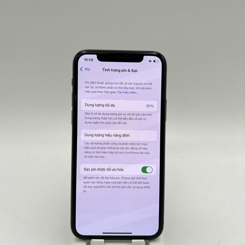 iPhone 11 Pro 256GB Đen 98% pin 91% Quốc Tế Apple (màn xước,viền xước) - HH3621