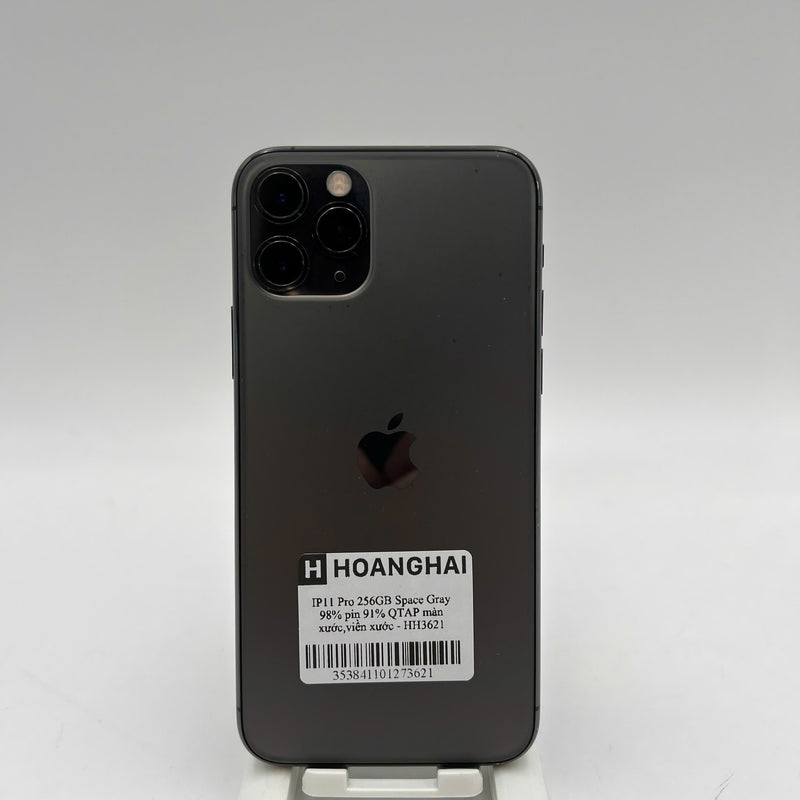 iPhone 11 Pro 256GB Đen 98% pin 91% Quốc Tế Apple (màn xước,viền xước) - HH3621