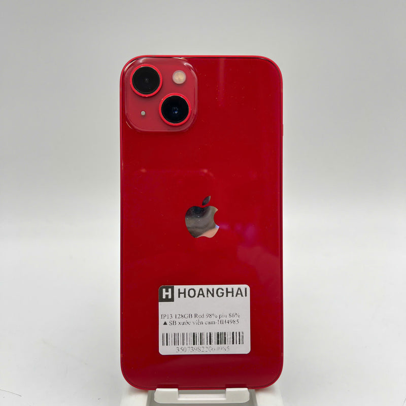 iPhone 13 128GB Đỏ 98% pin 86%  Quốc tế từ SB (Không dùng sim SB - xước viền cam) - HH4985