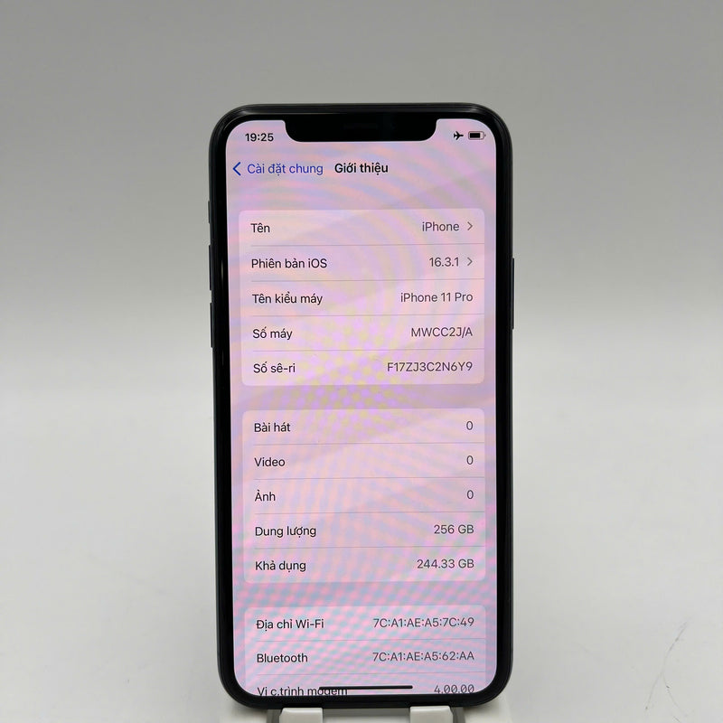 iPhone 11 Pro 256GB Xanh Lá 98% pin 85% Máy đã trả hết tiền mạng dùng như Quốc tế Apple (đốm 1x, xước viền) - HH2276