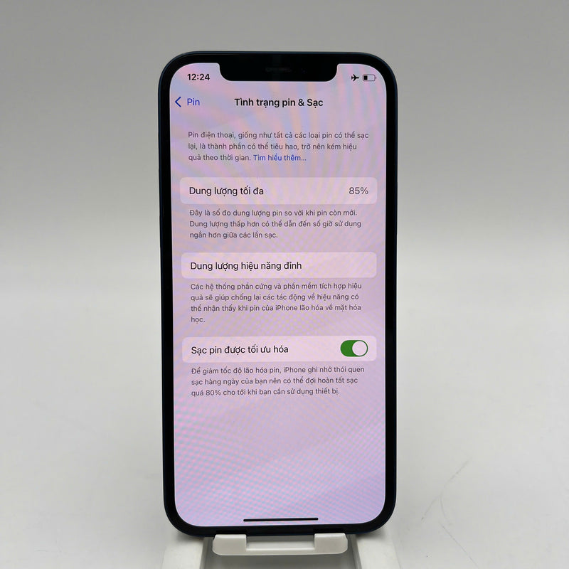 iPhone 12 256GB Xanh dương 98% pin 85% Quốc tế Apple (xước viền) - HH0612