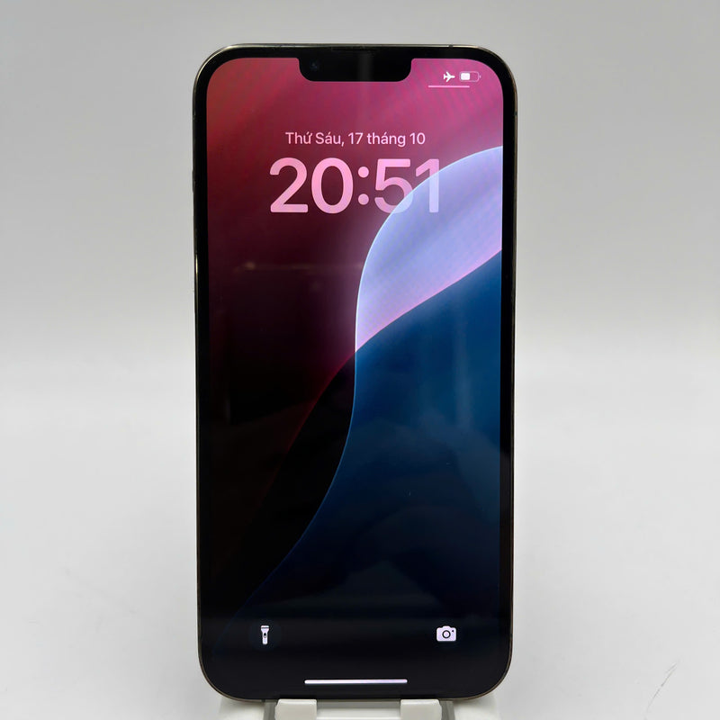 iPhone 13 Pro Max 128GB Xanh Lá 98% pin 89% Máy đã trả hết tiền mạng dùng như Quốc tế Apple  (khung camera xước) - HH8135