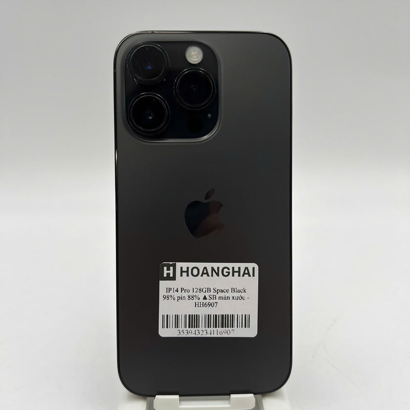 iPhone 14 Pro 128GB Đen 98% pin 88% Quốc tế từ SB (Không dùng sim SB - màn xước) - HH6907