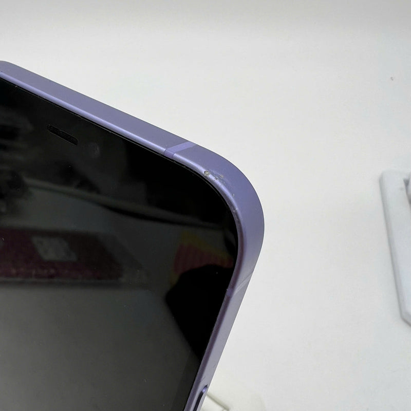 iPhone 12 256GB Tím 98% pin 91% Máy đã trả hết tiền mạng dùng như Quốc tế Apple (pin LKCH, sứt viền) - HH1730