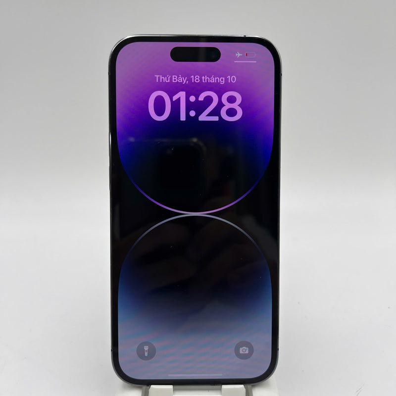 iPhone 14 Pro 128GB Tím 98% pin 93% Quốc tế từ AU (Không dùng sim AU - xước sơn viền, đốm 0.5x/3x) - HH9134