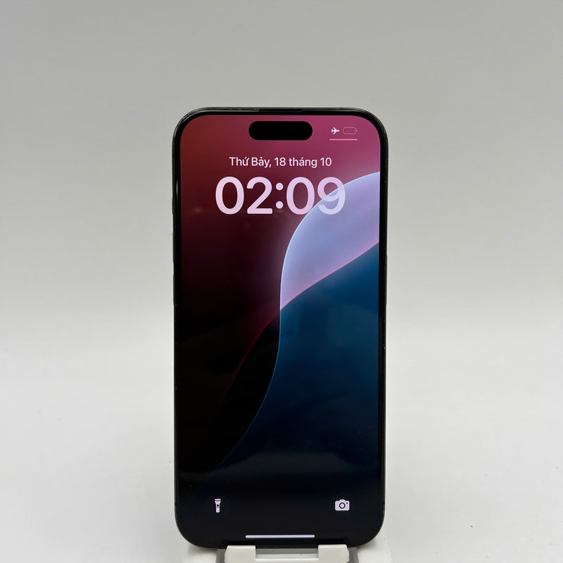 iPhone 15 Pro 256GB Đen 98% pin 87% Quốc tế từ AU (Không dùng sim AU - xước sơn viền, ám mặt lưng, đốm 0.5x/3x) - HH7140