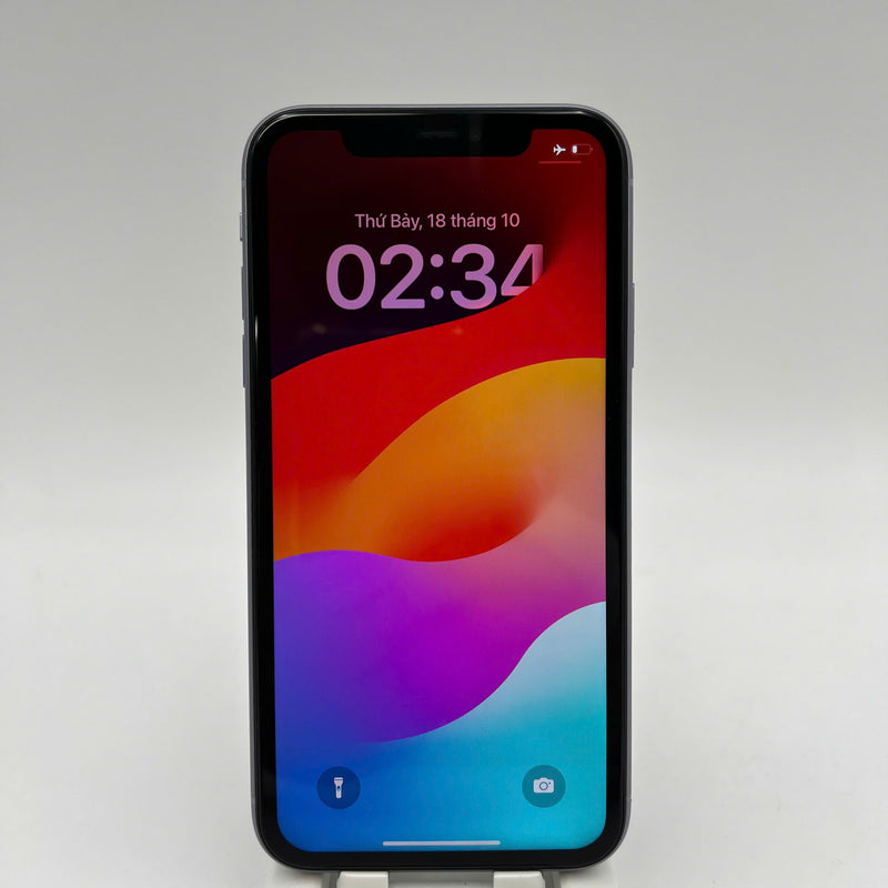 iPhone 11 256GB Tím 98% pin 89% ĐBH Máy đã trả hết tiền mạng dùng như Quốc tế Apple (xước viền) - HH4991