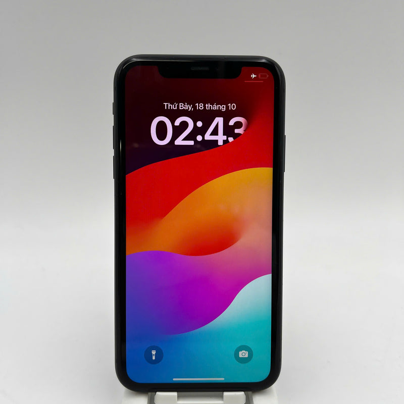 iPhone 11 256GB Đen 98% pin 99% ĐBH Máy đã trả hết tiền mạng dùng như Quốc tế Apple (mặt lưng xước) - HH1756