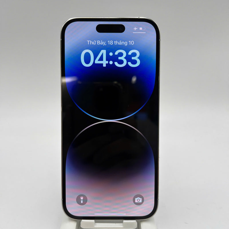 iPhone 14 Pro 256GB Trắng 98% pin 85% Quốc tế từ DCM (Không dùng sim DCM - đốm 3x) - HH9209
