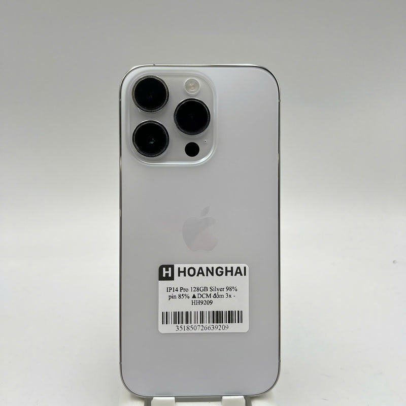 iPhone 14 Pro 256GB Trắng 98% pin 85% Quốc tế từ DCM (Không dùng sim DCM - đốm 3x) - HH9209