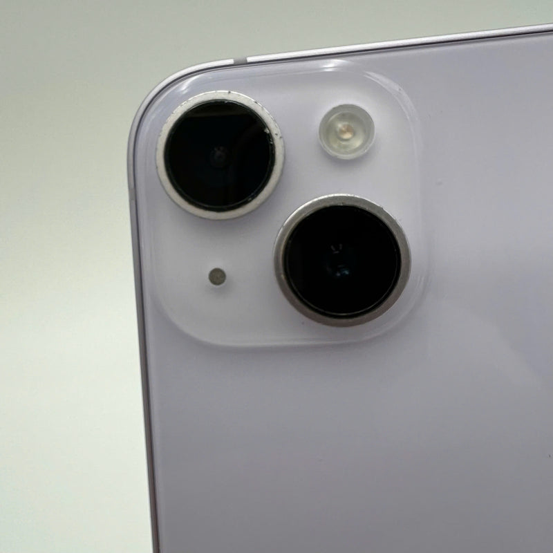 iPhone 14 128GB Tím 98% pin 85% Quốc tế từ SB (Không dùng sim SB - sứt viền, đốm 1x, viền cam xước) - HH9394