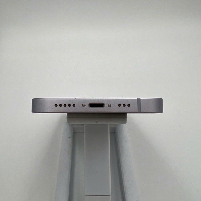 iPhone 14 128GB Tím 98% pin 85% Quốc tế từ SB (Không dùng sim SB - sứt viền, đốm 1x, viền cam xước) - HH9394