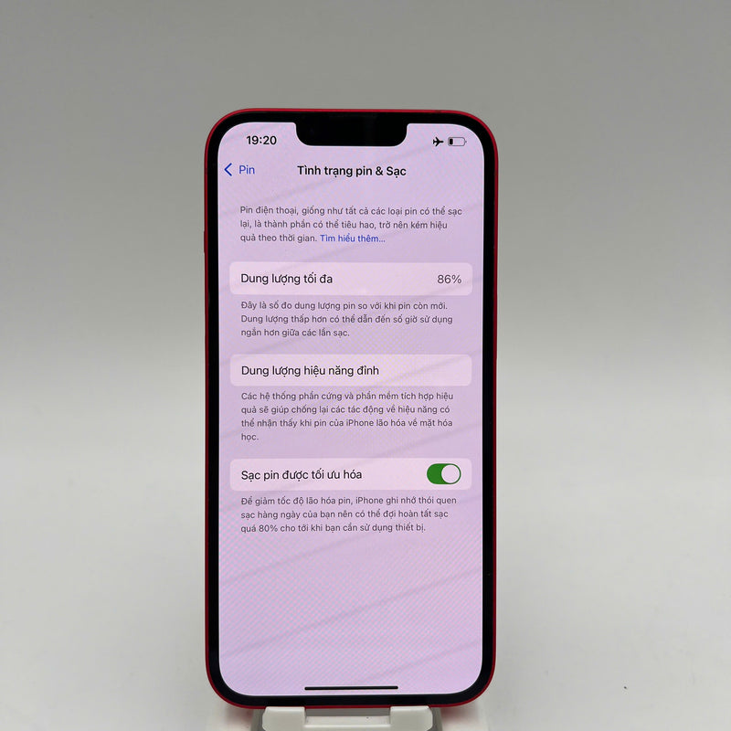 iPhone 14 256GB Đỏ 98% pin 86%  Máy đã trả hết tiền mạng dùng như Quốc tế Apple (xước sơn viền) - HH8869