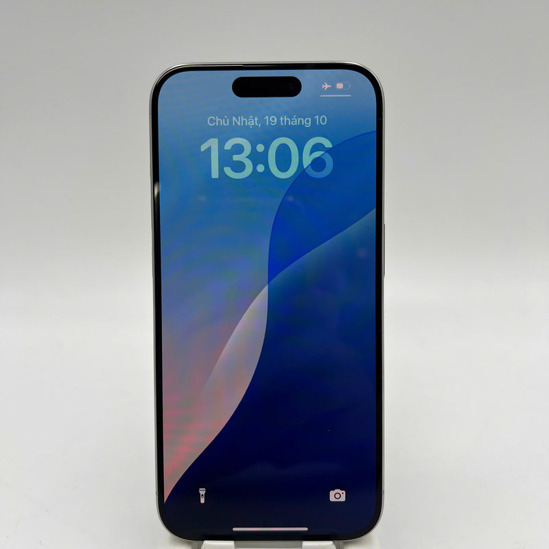iPhone 15 Pro 128GB Trắng 98% pin 91% Quốc Tế Apple  - HH3822