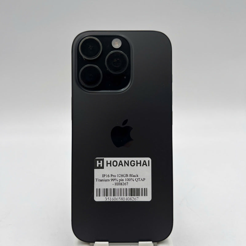 iPhone 16 Pro 128GB Đen 99% pin 100% Quốc tế Apple - HH8267