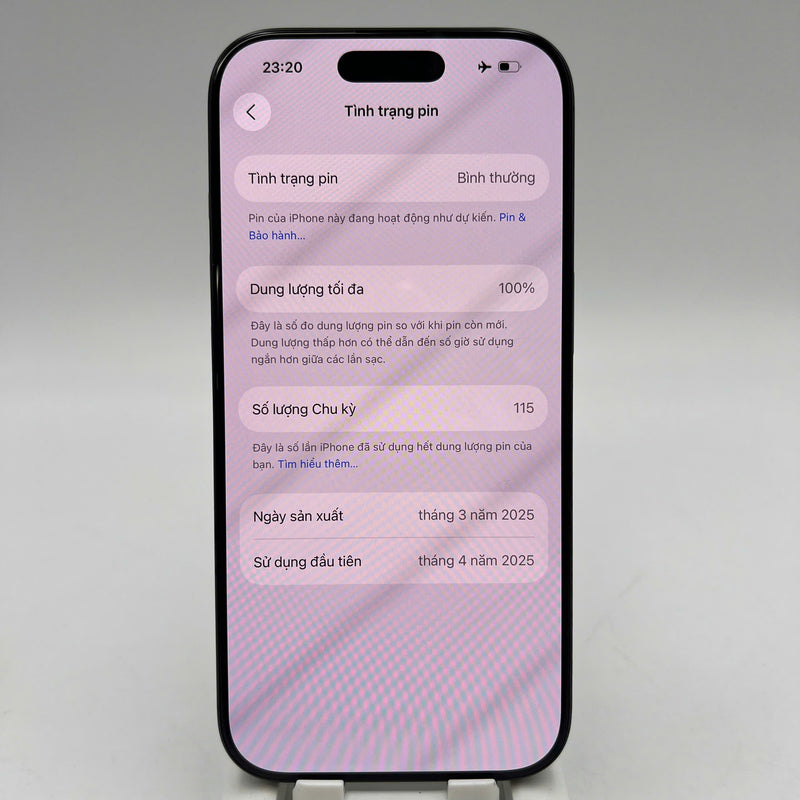 iPhone 16 Pro 128GB Đen 99% pin 100% Quốc tế Apple - HH8267