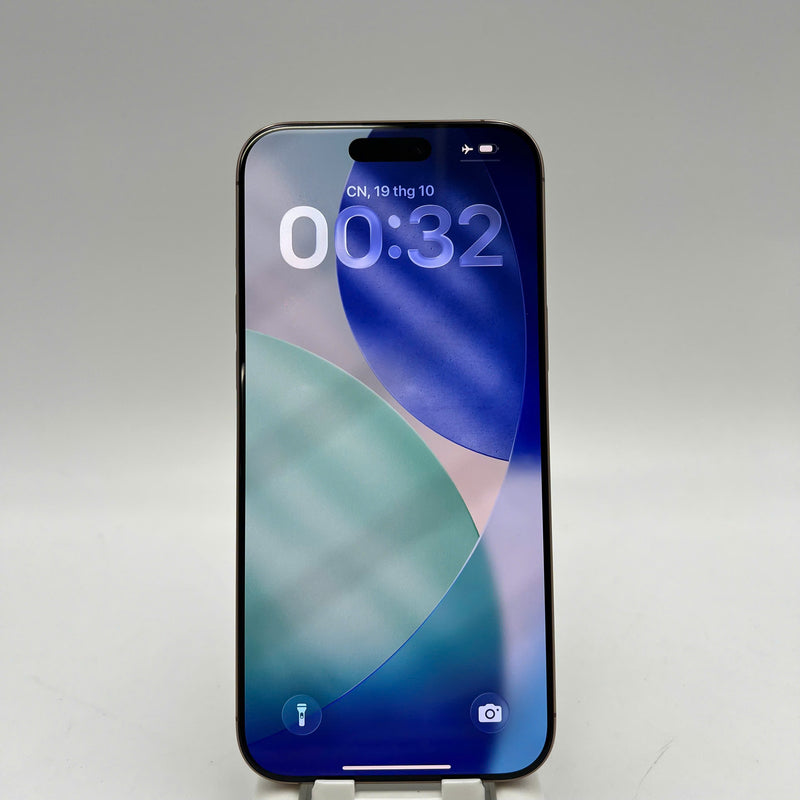 iPhone 16 Pro Max 256GB Vàng Sa Mạc 98% pin 100% Máy đã trả hết tiền mạng dùng như Quốc tế Apple  - HH7145
