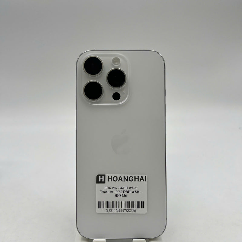 iPhone 16 Pro 256GB Trắng 100% ĐBH Quốc tế từ SB (Không dùng sim SB) - HH8256