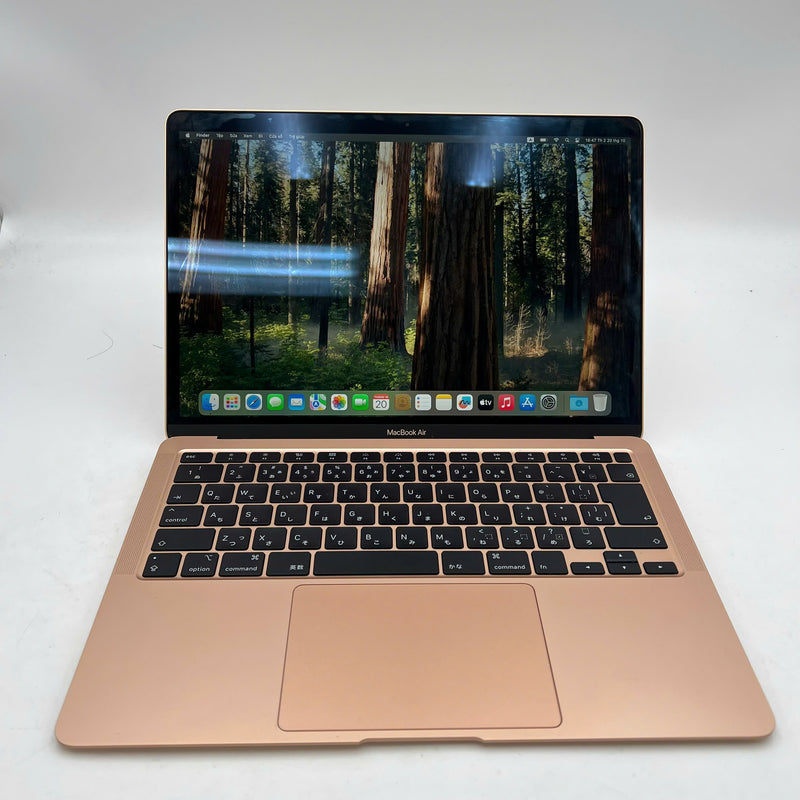 Macbook Air 2020 13.3" Vàng Intel Core i5/ RAM 16GB /SSD 256GB 98% BPTN (sạc 317 lần - xước mặt C góc trái)