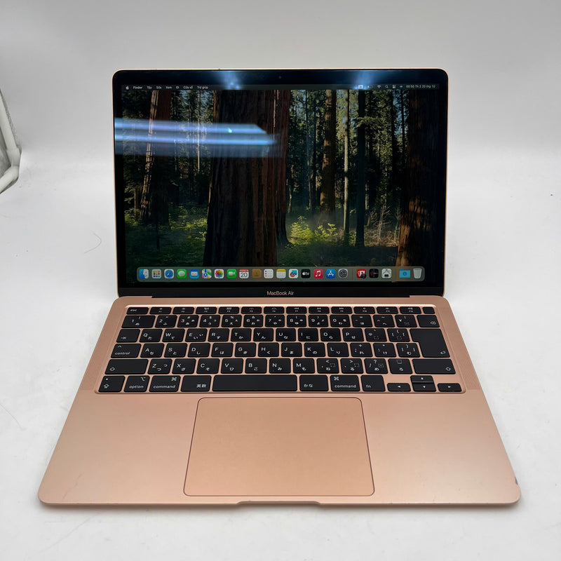 Macbook Air 2020 13.3" Vàng Intel Core i3/ RAM 8GB/ SSD 256GB 97% BPTN (Sạc 255 lần - xước viền, sứt viền)