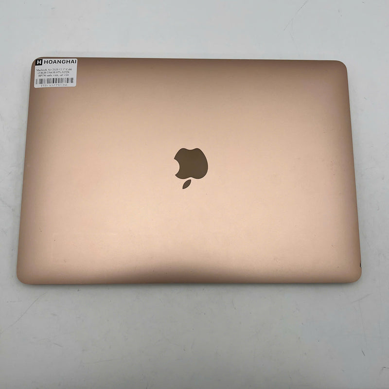 Macbook Air 2020 13.3" Vàng Intel Core i3/ RAM 8GB/ SSD 256GB 97% BPTN (Sạc 255 lần - xước viền, sứt viền)