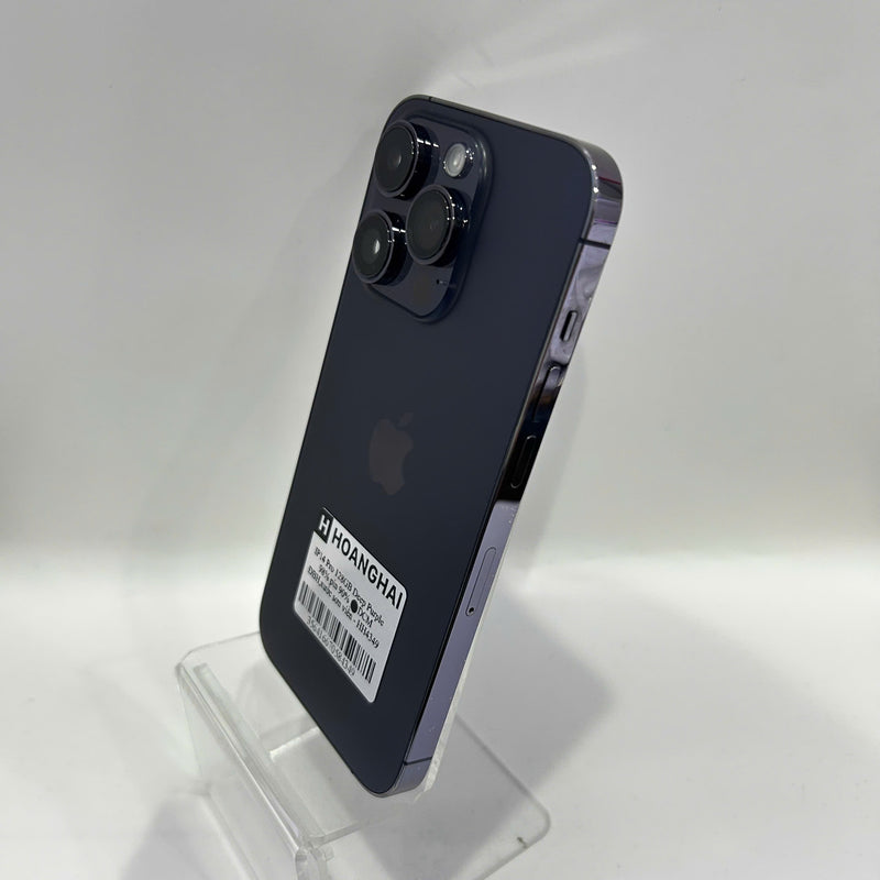 iPhone 14 Pro 128GB Tím 98% pin 90% ĐBH Máy đã trả hết tiền mạng dùng như Quốc tế Apple (xước sơn viền) - HH4349