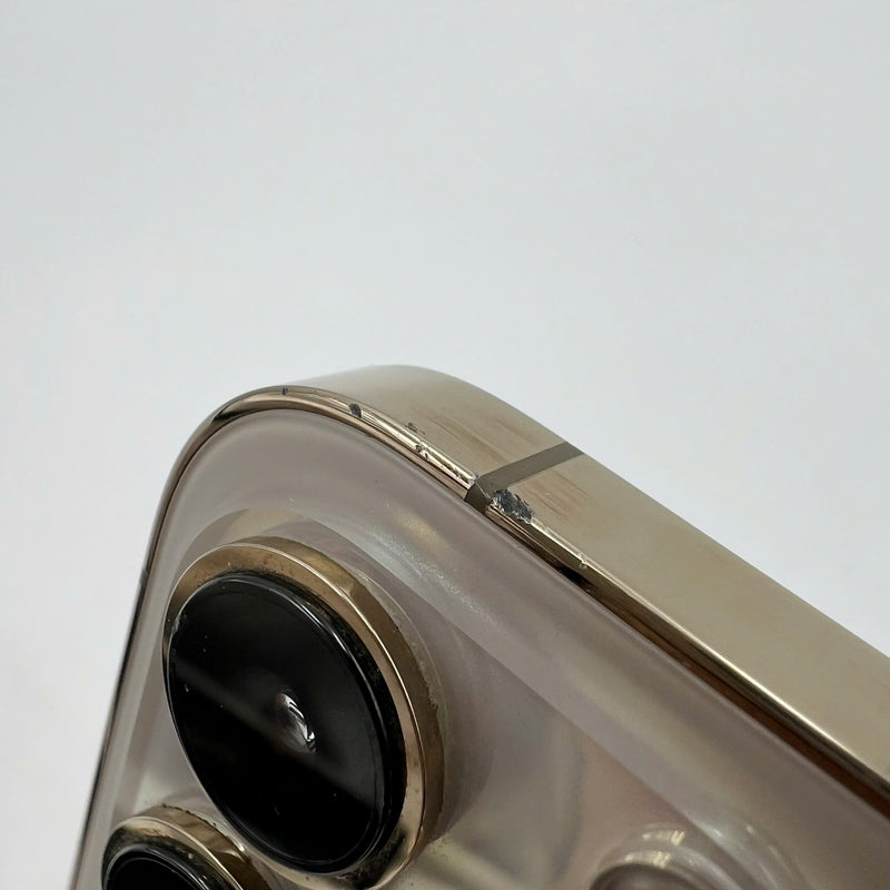 iPhone 13 Pro Max 128GB Vàng 98% pin 100% Quốc tế từ SB (Không dùng sim SB - đốm 3x,sứt viền,ĐTP) - HH4853