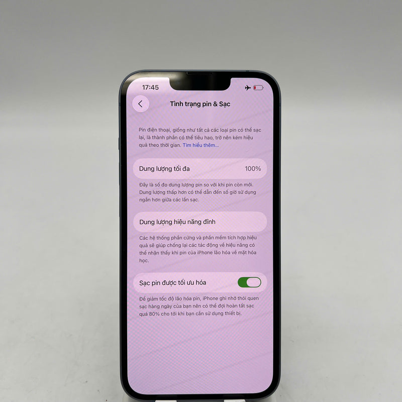 iPhone 14 128GB Xanh Dương 98% pin 100% Quốc tế Apple (Đã thay pin) - HH7785