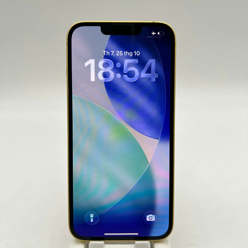 iPhone 14 128GB Vàng 98% pin 100% Quốc tế Apple (Đã thay pin, xước viền cam) - HH1308
