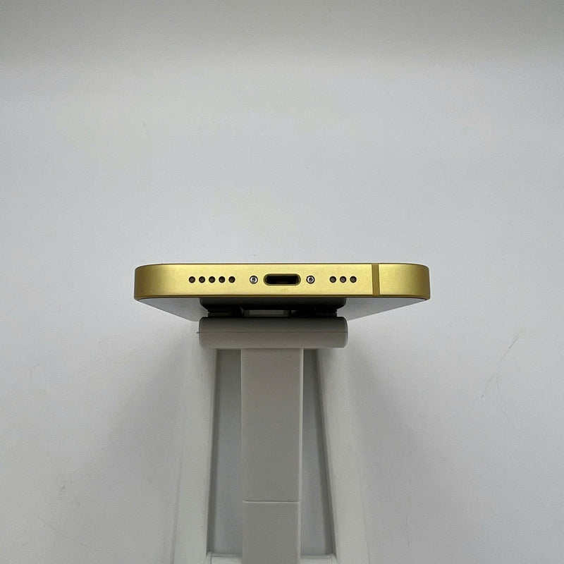 iPhone 14 128GB Vàng 98% pin 100% Quốc tế Apple (Đã thay pin, xước viền cam) - HH1308