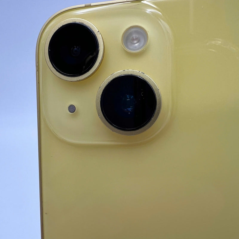 iPhone 14 128GB Vàng 98% pin 100% Quốc tế Apple (Đã thay pin, xước viền cam) - HH1308