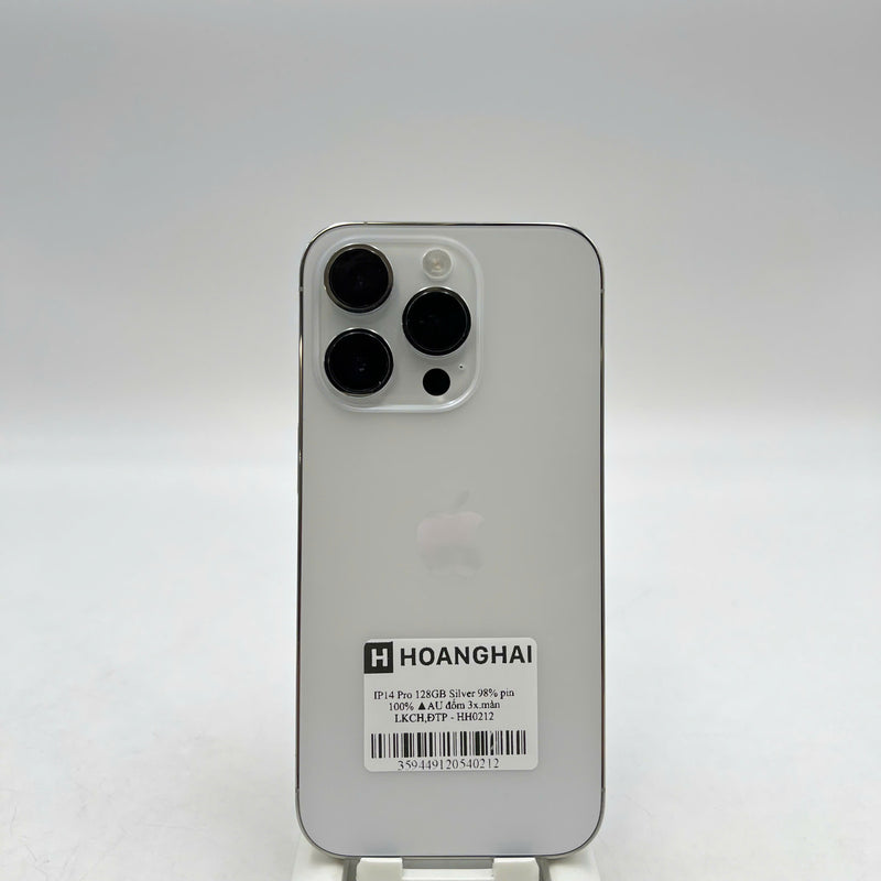 iPhone 14 Pro 128GB Trắng 98% pin 100% Quốc tế từ AU (Không dùng sim AU - Đã thay pin, đốm 3x, màn LKCH) - HH0212