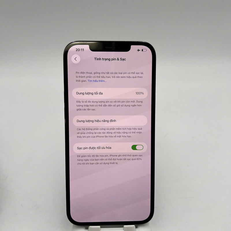 iPhone 12 Pro Max 128GB Xanh Dương 98% pin 100% Quốc tế từ SB (Không dùng sim SB - Đã thay pin, đốm 2.5x) - HH8120