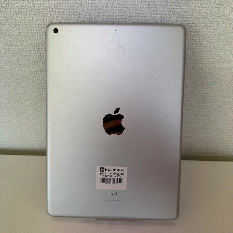 iPad Gen 9 10.2" 64GB Bạc Wifi 98% pin 93%