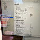 Macbook Air 2022 13.6in Bạc Apple M2/ RAM 8GB/ SSD 256GB 98% BPTN (Sạc 6 lần)