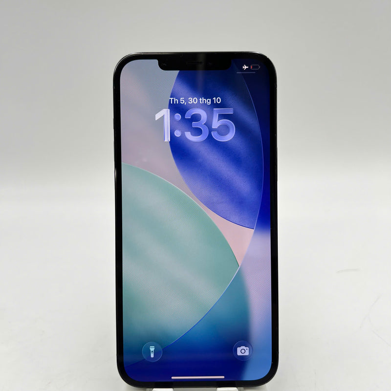 iPhone 12 Pro Max 128GB Xanh Dương 98% pin 100% Máy đã trả hết tiền mạng dùng như Quốc tế Apple (Đã thay pin, màn viền xước, xước viền cam) - HH9827