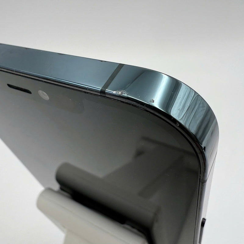 iPhone 12 Pro Max 128GB Xanh Dương 98% pin 100% Máy đã trả hết tiền mạng dùng như Quốc tế Apple (Đã thay pin, màn viền xước, xước viền cam) - HH9827