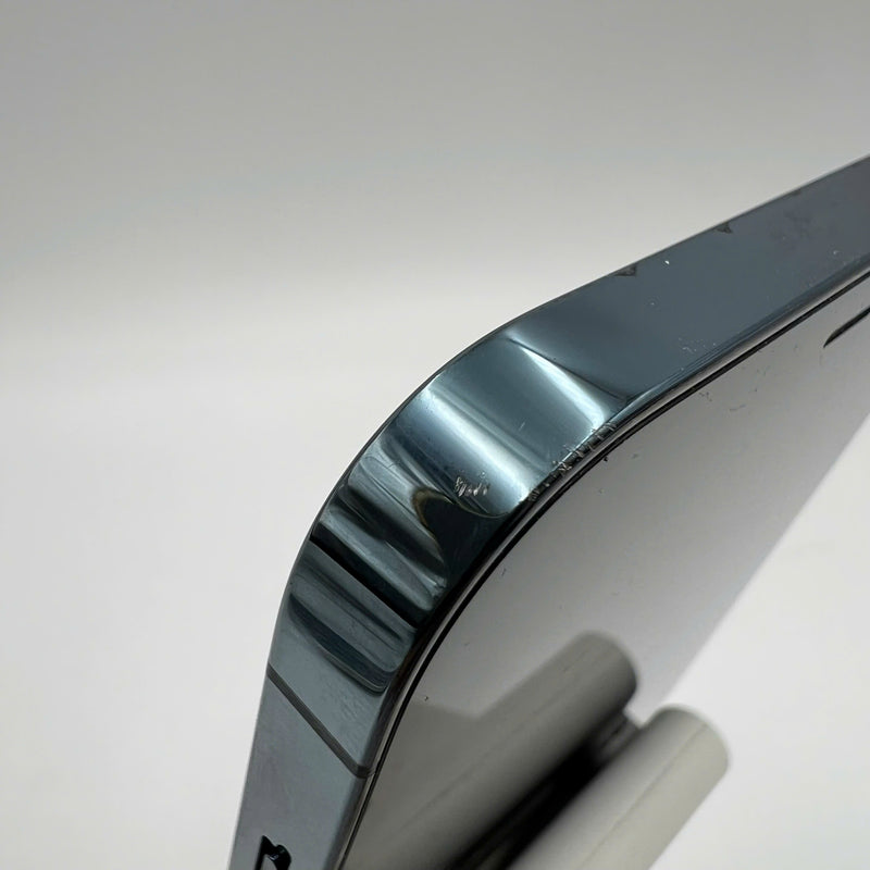 iPhone 12 Pro Max 128GB Xanh Dương 98% pin 100% Máy đã trả hết tiền mạng dùng như Quốc tế Apple (Đã thay pin, màn viền xước, xước viền cam) - HH9827