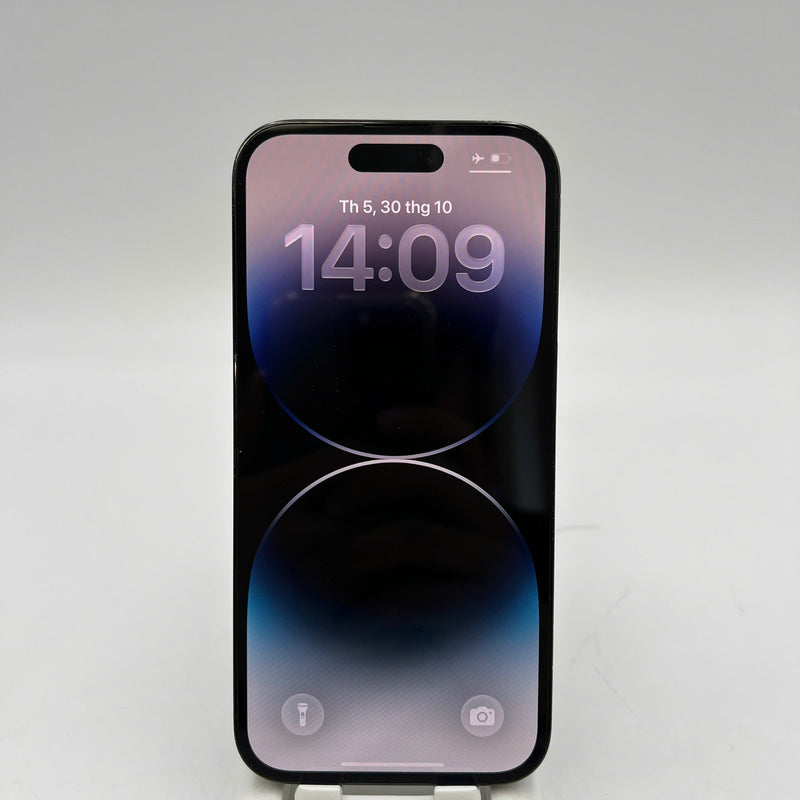 iPhone 14 Pro 128GB Đen 98% pin 100% Quốc tế từ AU (Không dùng sim AU - Đã thay pin, xước viền, đốm 3x) - HH1572