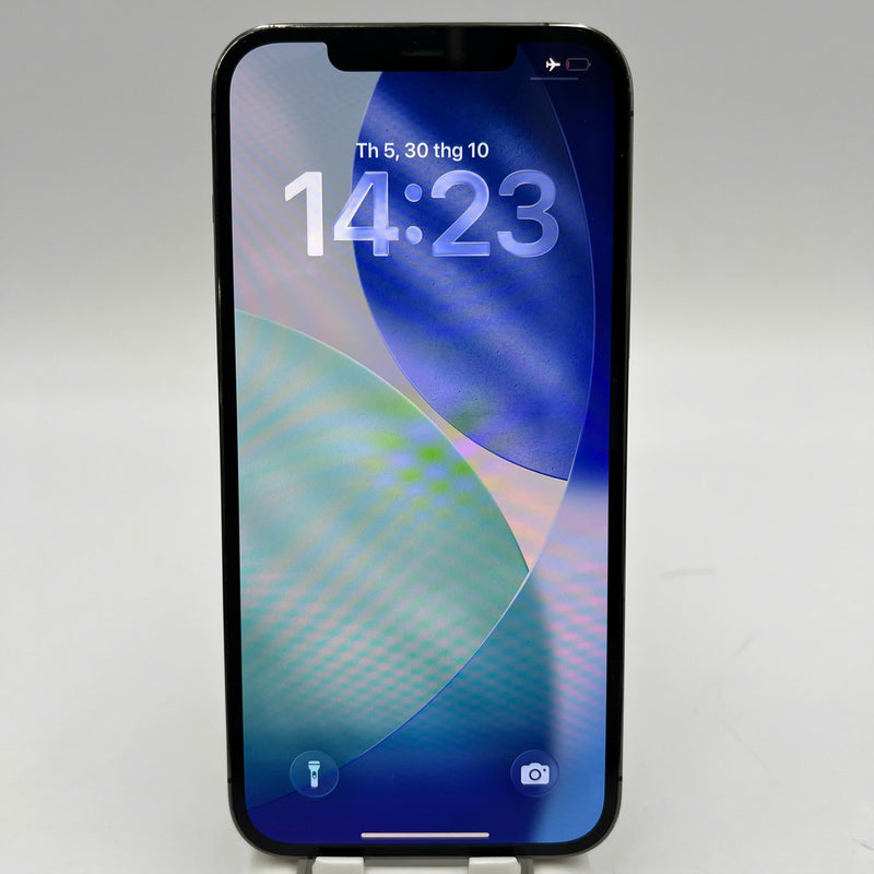 iPhone 12 Pro Max 256GB Đen 98% pin 100% Máy đã trả hết tiền mạng dùng như Quốc tế Apple (Đã thay pin, màn xước nhẹ) - HH1417