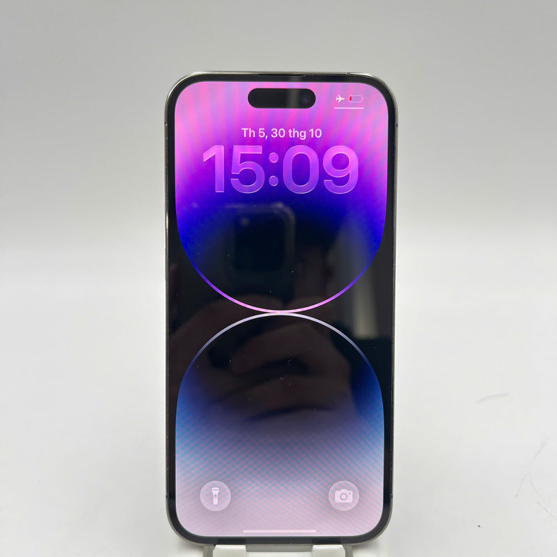 iPhone 14 Pro 128GB Tím 98% pin 100% Quốc tế từ DCM (Không dùng sim DCM - Đã thay pin, đốm 0.5x/3x, xước viền cam, xước sơn viền - HH4287