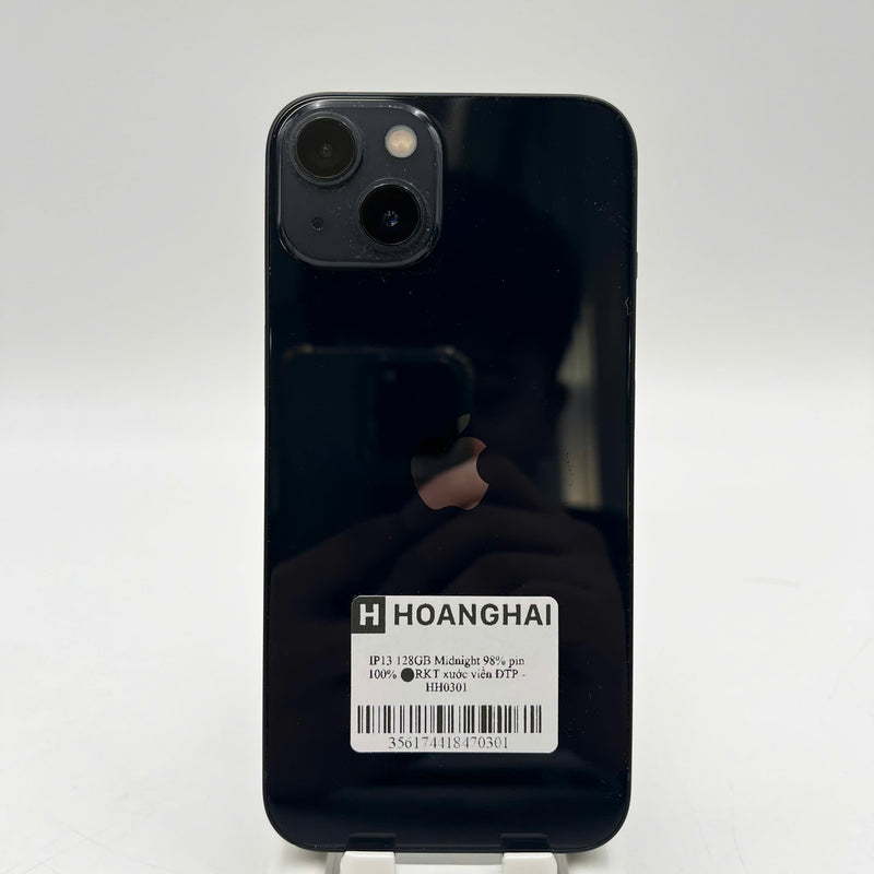 iPhone 13 128GB Đen 98% pin 100% Máy đã trả hết tiền mạng dùng như Quốc tế Apple (Đã thay pin, xước viền) - HH0301