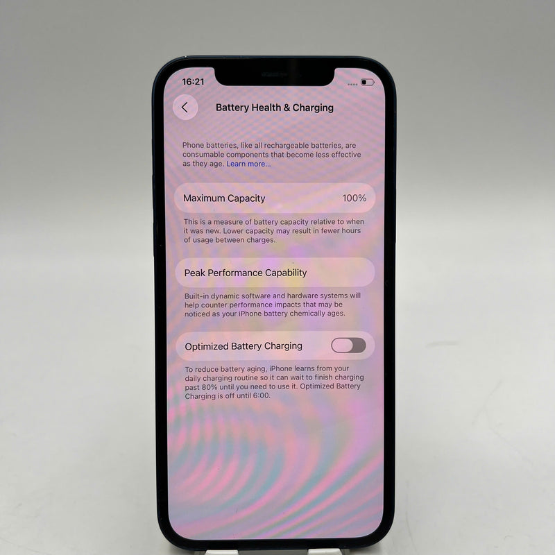 iPhone 12 128GB Xanh dương 98% pin 100% Quốc tế Apple (Đã thay pin, ám viền, xước viền, viền cam xước, đốm 1x) - HH2891