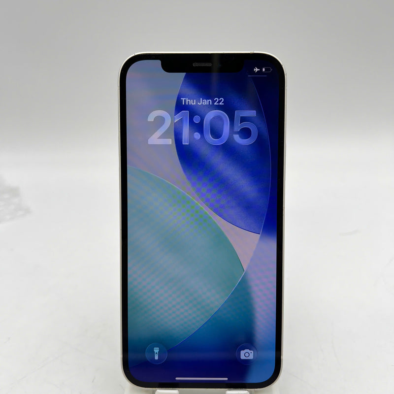 iPhone 12 128GB Trắng 98% pin 100% Máy đã trả hết tiền mạng dùng như Quốc tế Apple (Đã thay pin, xước viền, đốm 1x) - HH1683