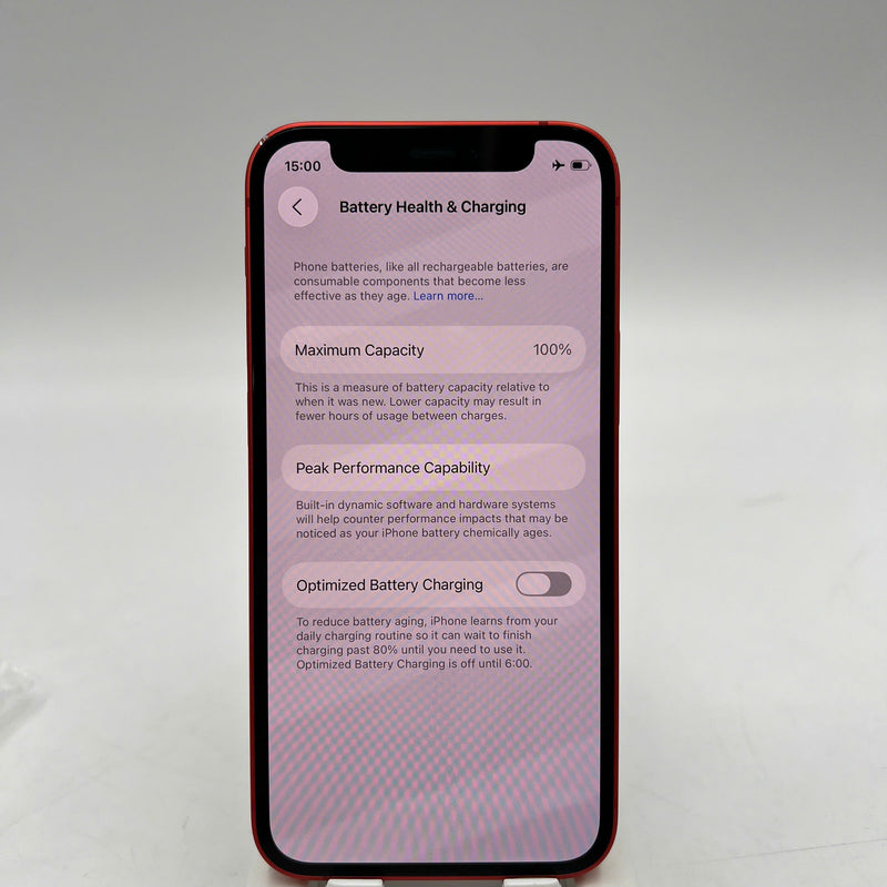 iPhone 12 Mini 64G Đỏ 98% pin 100% Máy đã trả hết tiền mạng dùng như Quốc tế Apple (Đã thay pin, màn xước, viền xước, viền cam xước) - HH9840