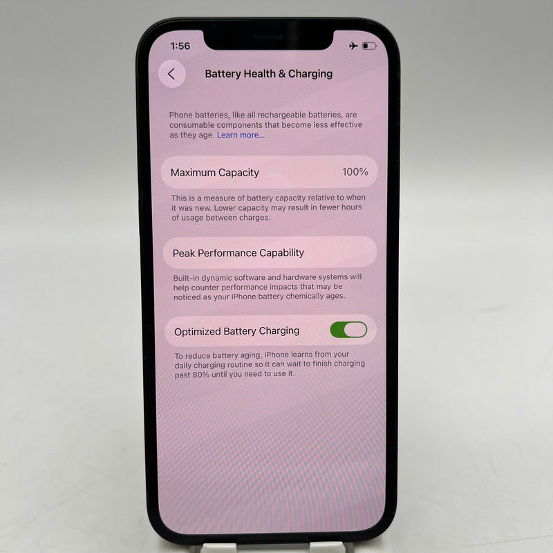 iPhone 12 128GB Đen 98% pin 100% Quốc tế Apple (Đã thay pin, viền cam xước, viền xước) - HH1700