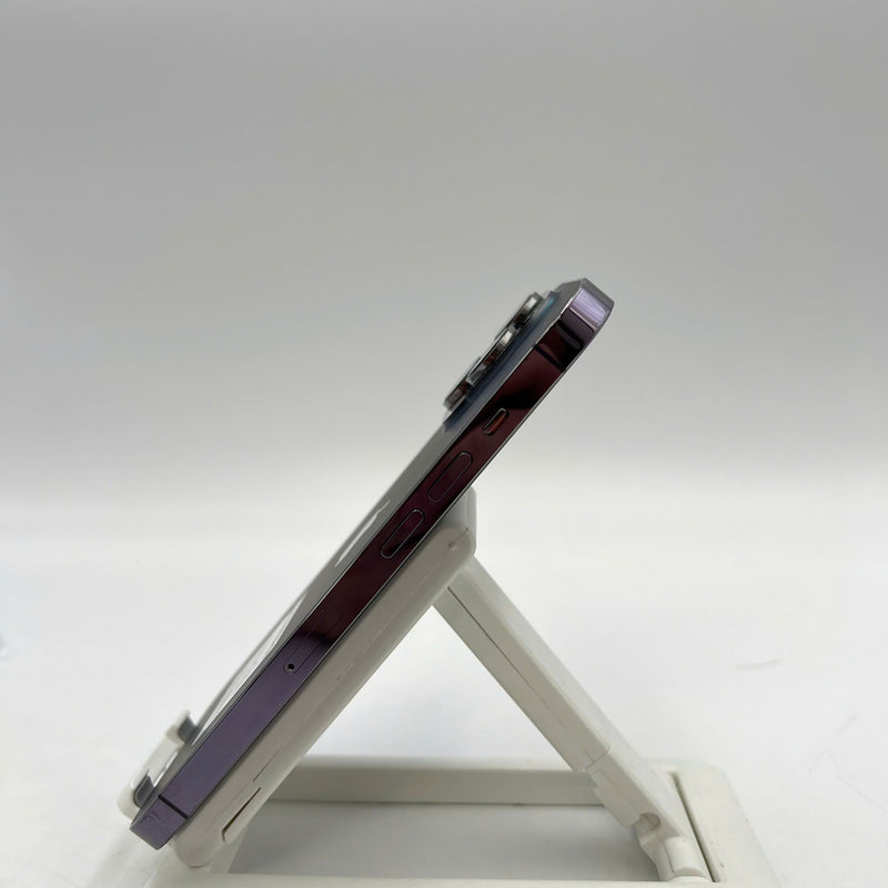 iPhone 14 Pro 128GB Tím 98% pin 100% Quốc tế từ AU (Không dùng sim AU - Đã thay pin, xước sơn viền, xước viền cam, đốm 3x) - HH0206