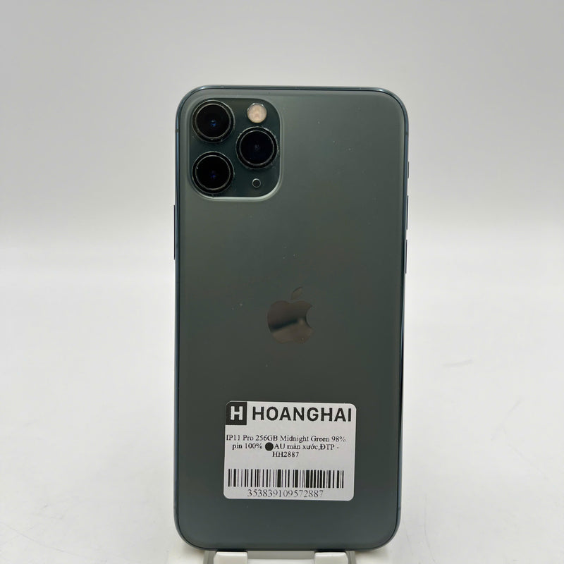iPhone 11 Pro 256GB အစိမ်းရောင် 98% ဘက်ထရီ 100% စက်ပစ္စည်းသည် ကွန်ရက်အခကြေးငွေအားလုံးကို ပေးဆောင်ပြီး Apple International (အစားထိုး ဘက်ထရီ၊ မျက်နှာပြင် ခြစ်ရာများ) - HH2887 